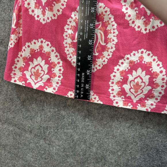 Boden Weekend Jersey Dress Womens 4 Pink Floral Stretch Vacation Beach - Picture 4 of 8